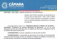 Portaria 003/2023 - Câmara Municipal Barcarena Pa
