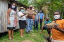 Vereadores fazem visita em propriedades produtoras de peixes em cativeiro na Comunidade Guajará da Costa.